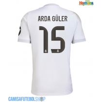 Camisa de time de futebol Real Madrid Arda Guler #15 Replicas 1º Equipamento 2025-26 Manga Curta
